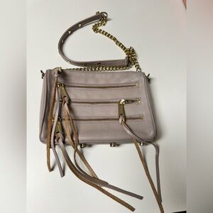 Rebecca Minkoff Light Mauve Crossbody Leather Bag